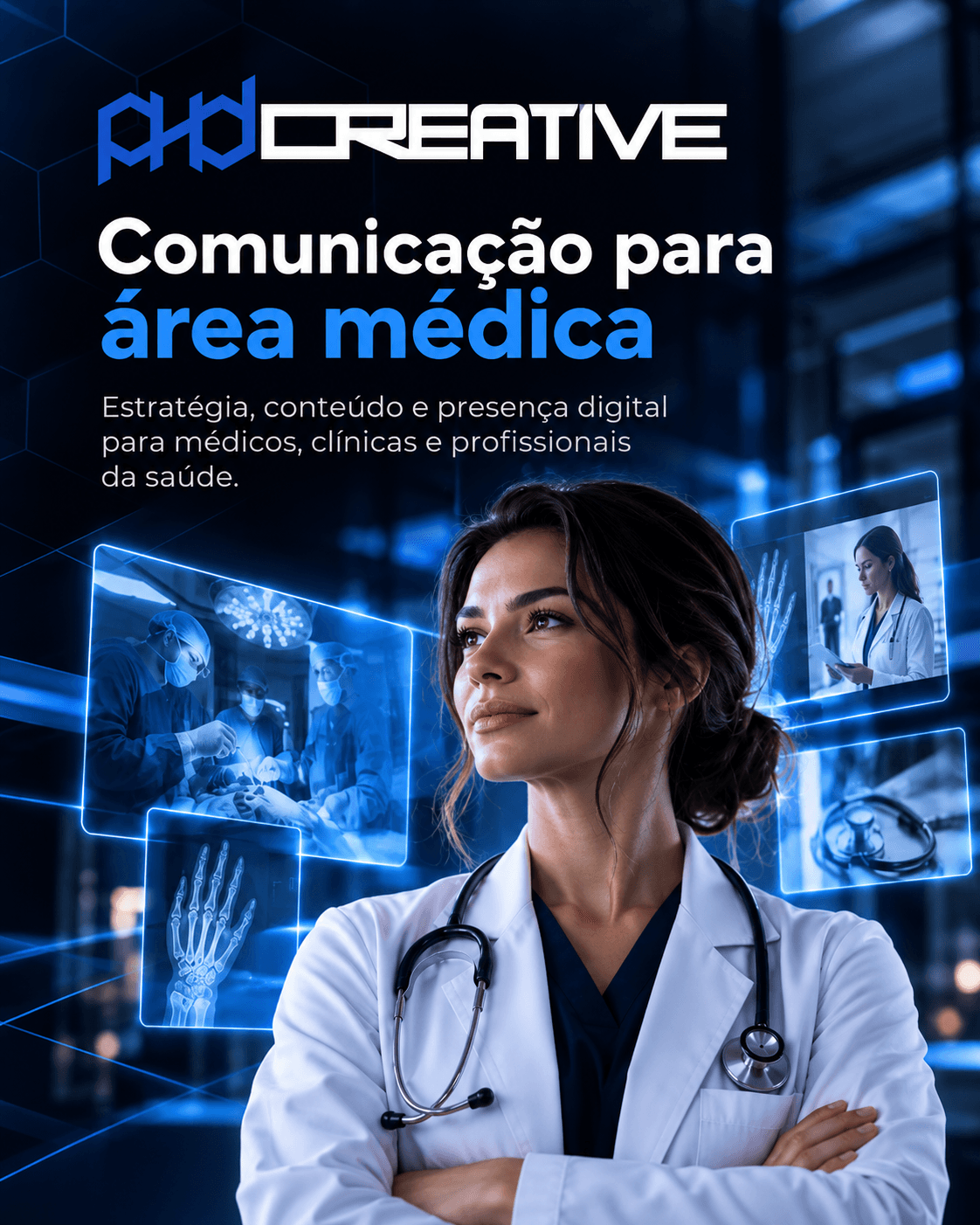 Comunicação para área médica — PHD Creative