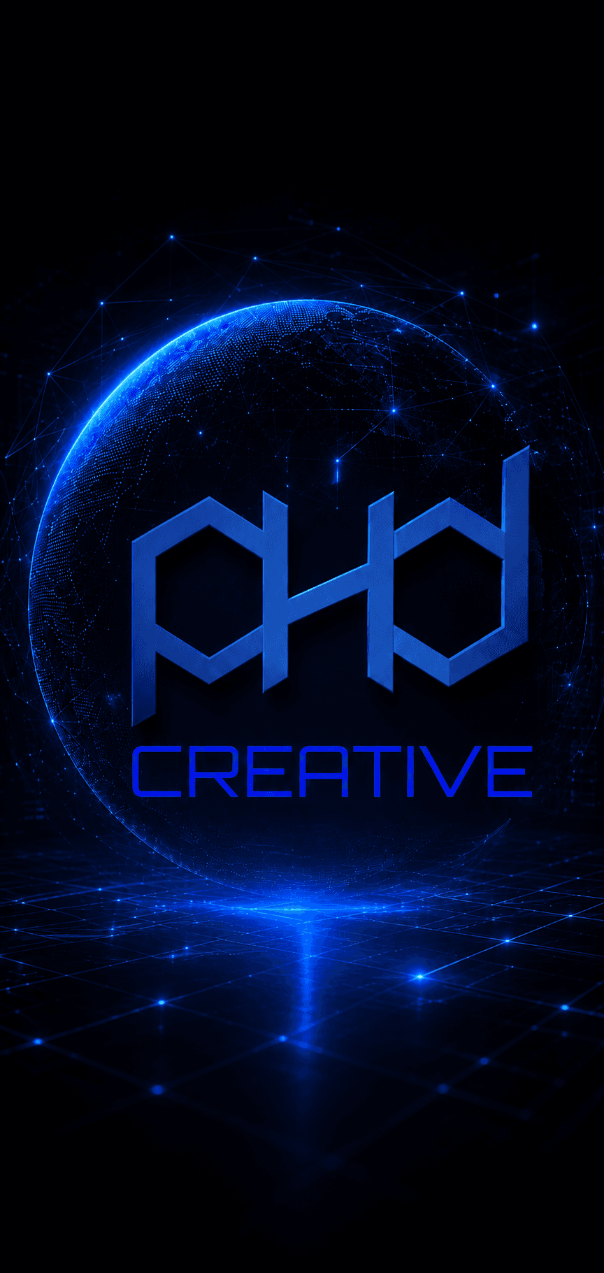 PHD Creative — composição visual institucional oficial